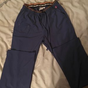 Navy blue women’s scrub pants